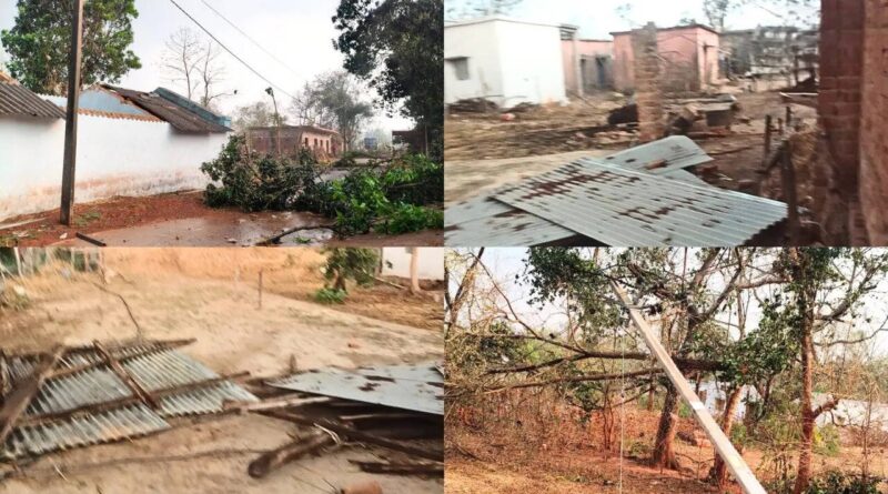 ओडिशा के मयूरभंज में भयंकर कालबैशाखी तूफान: 70+ घर तबाह, 2 मौतें, दर्जनों घायल!