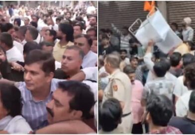 दिल्ली अग्निकांड पर सियासत: पालम में पीड़ित परिवार से मिलने पहुंचे AAP-BJP नेता भिड़े, धक्का-मुक्की और कुर्सीबाजी