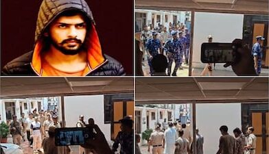 पटियाला हाउस कोर्ट में भारी सुरक्षा के बीच लॉरेंस बिश्नोई और काला जठेड़ी समेत 18-20 गैंगस्टर पेश