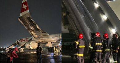 दिल्ली एयरपोर्ट पर बड़ा विमान हादसा: स्विस एयर के इंजन में लगी आग