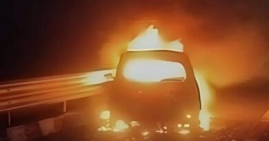 दिल्ली-मुंबई एक्सप्रेस-वे पर भीषण हादसा: चलती कार बनी आग का गोला, 3 महिलाओं और बच्ची समेत 5 लोग जिंदा जले