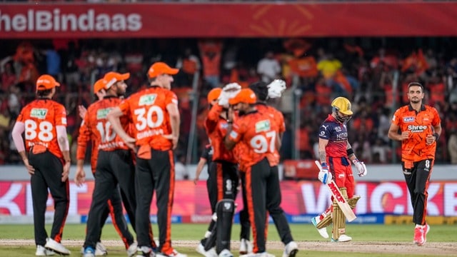 सनराइजर्स हैदराबाद ने RCB को 55 रनों से हराया