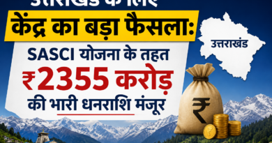 उत्तराखंड के लिए केंद्र का बड़ा फैसला: SASCI योजना के तहत ₹2355 करोड़ की भारी धनराशि मंजूर
