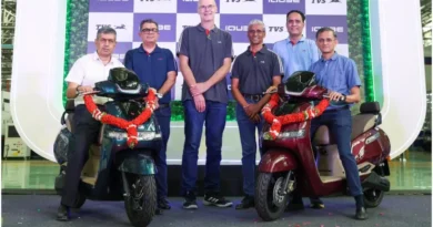 टीवीएस मोटर की बड़ी उपलब्धि: होसुर प्लांट से रोलआउट हुआ 10 लाखवां आईक्यूब EV स्कूटर