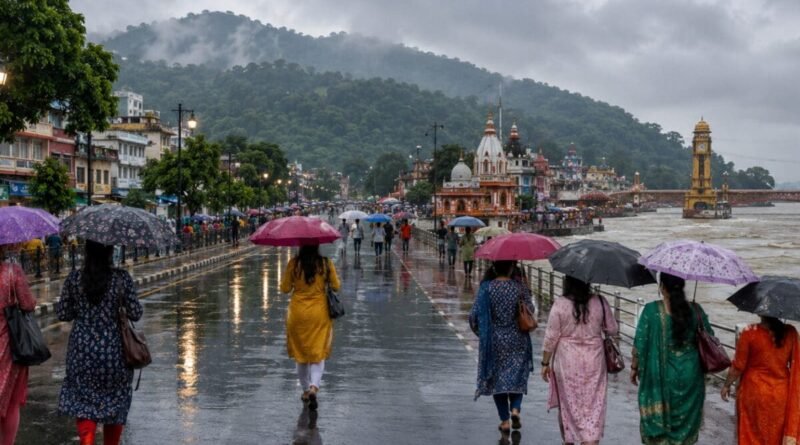 उत्तराखंड में आफत की बारिश का अलर्ट: 9 और 10 जुलाई को भारी से अत्यंत भारी वर्षा की चेतावनी, प्रशासन हाई अलर्ट पर