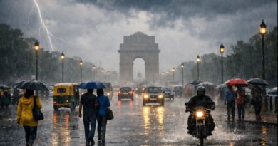 दिल्ली सूखी क्यों? मॉनसून देश भर में सक्रिय, लेकिन राजधानी में बारिश कम – IMD के अनुसार वजहें