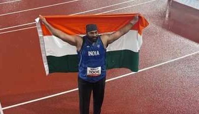 एशियन गेम्स 2026: तेजिंदरपाल सिंह तूर ने शॉट पुट में जीता सिल्वर मेडल, लगातार तीसरी बार गोल्ड से चूके